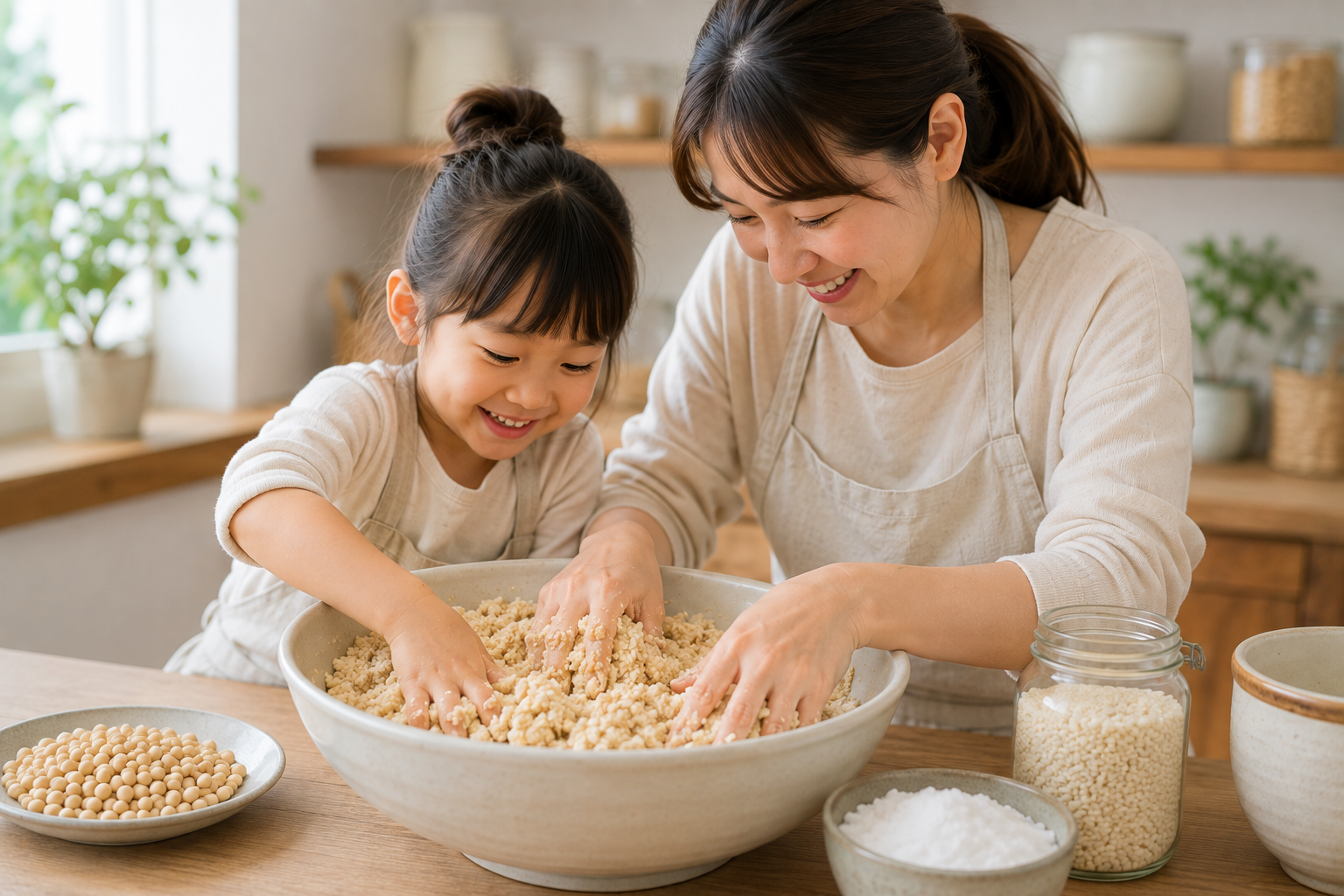 小さな手も、立派なお手伝い。