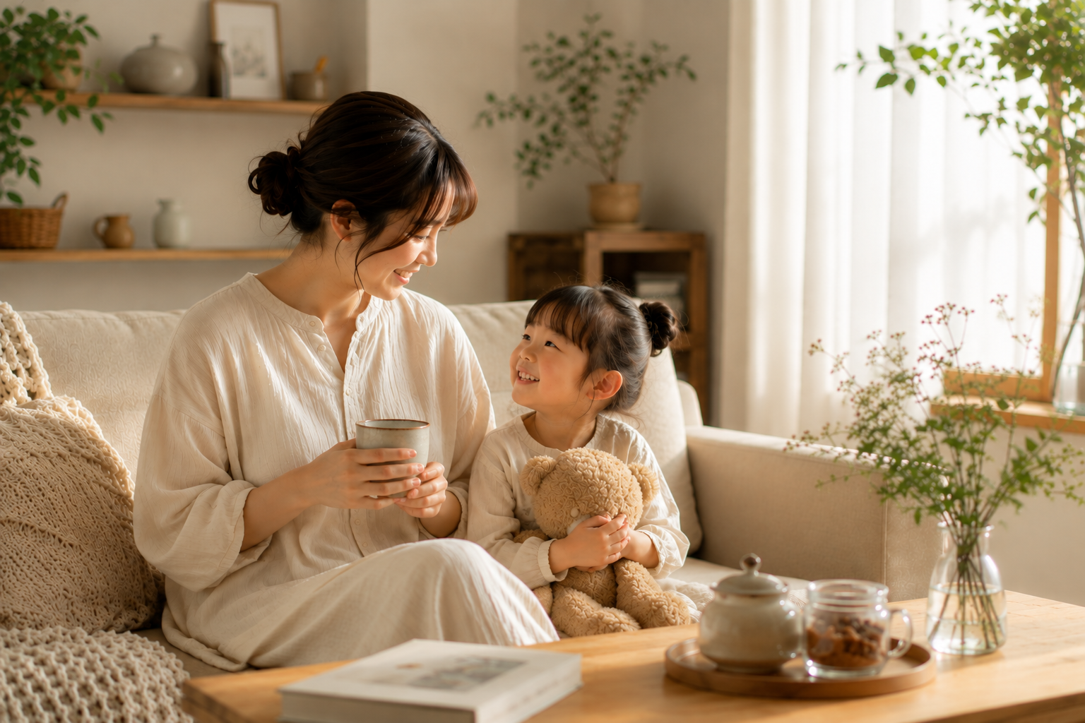 少しのゆとりが、親子の笑顔をつくる。